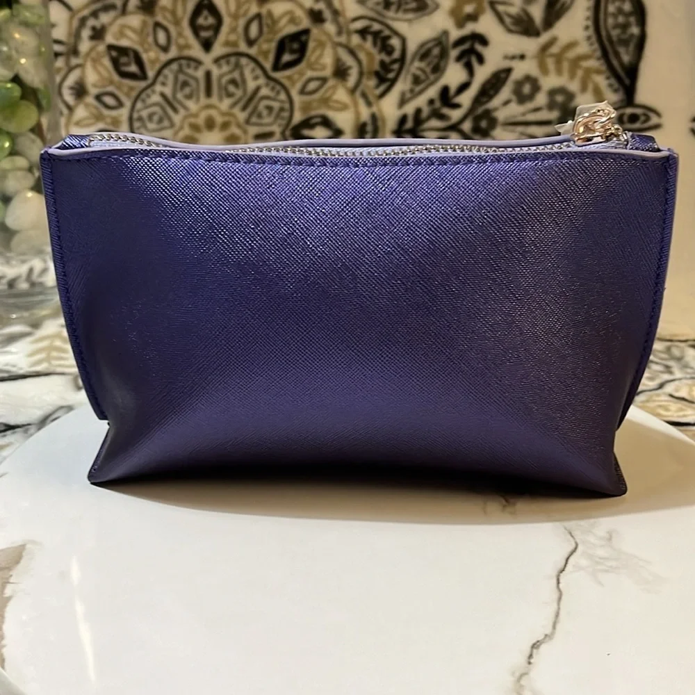 La Mer Purple Cosmetic or Travel Essentials Bag